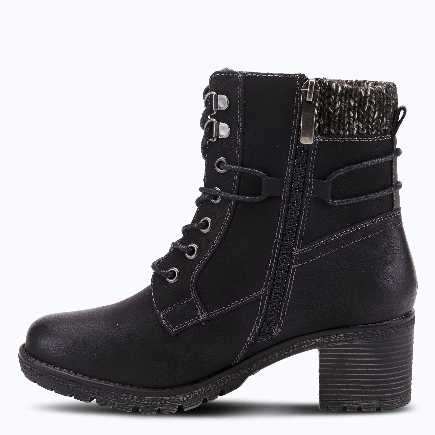 Spring Step Women's HELLEWN Combat Boot, Black, 42 M EU Medium EU (US 10.5 11 US)