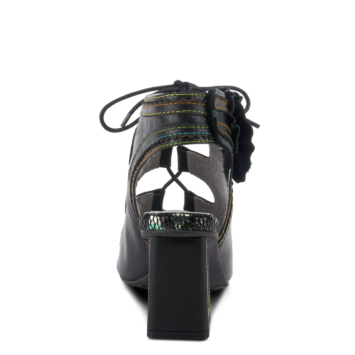 Spring Step L'Artiste Women's Supercute Ghillie Sandal Black EU 36 / US 5.5-6