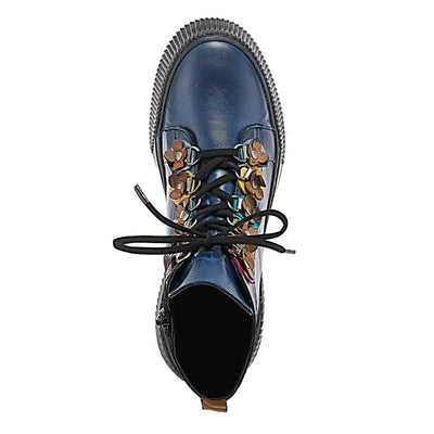 Spring Step Women's Yeba Blue Multi EU 38 / US 7.5-8