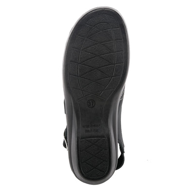 Flexus by Spring Step Ceri Flat Sandal, Black, 40 Medium EU (US 9 US)