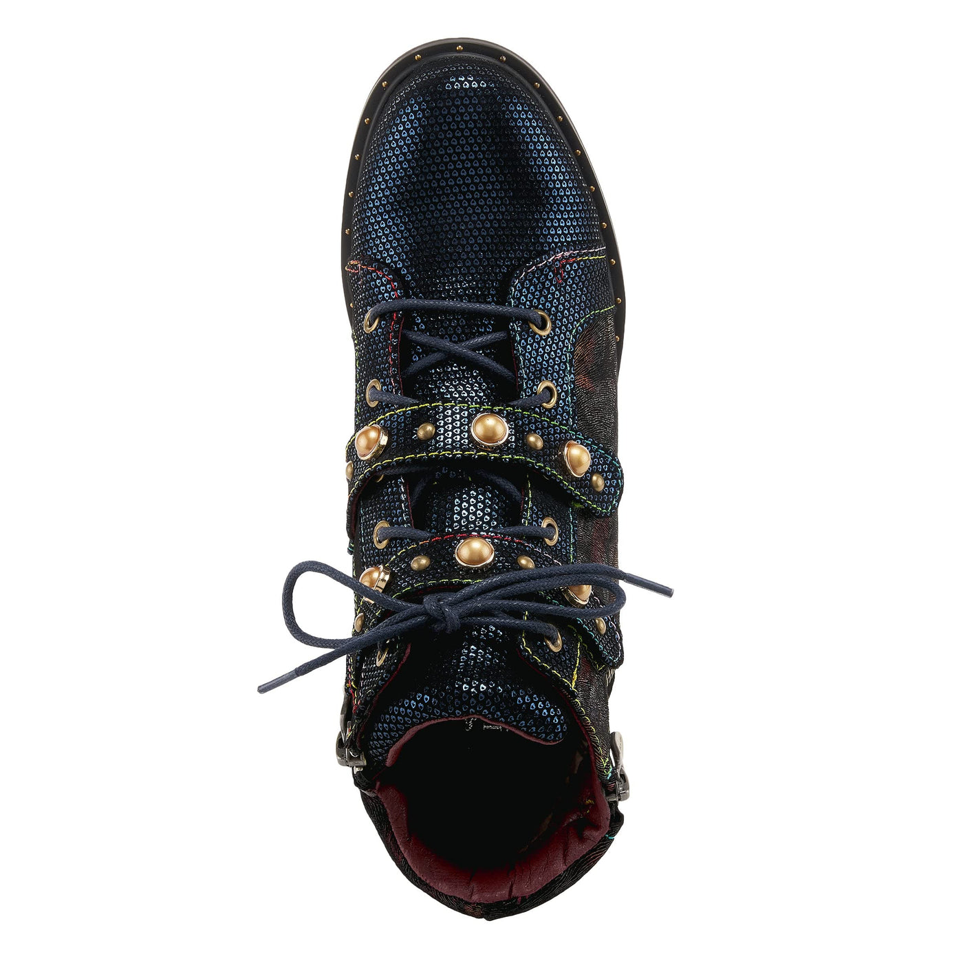 Spring Step L'Artiste Women's Chrissy Bootie Navy Multi EU 39 / US 8.5