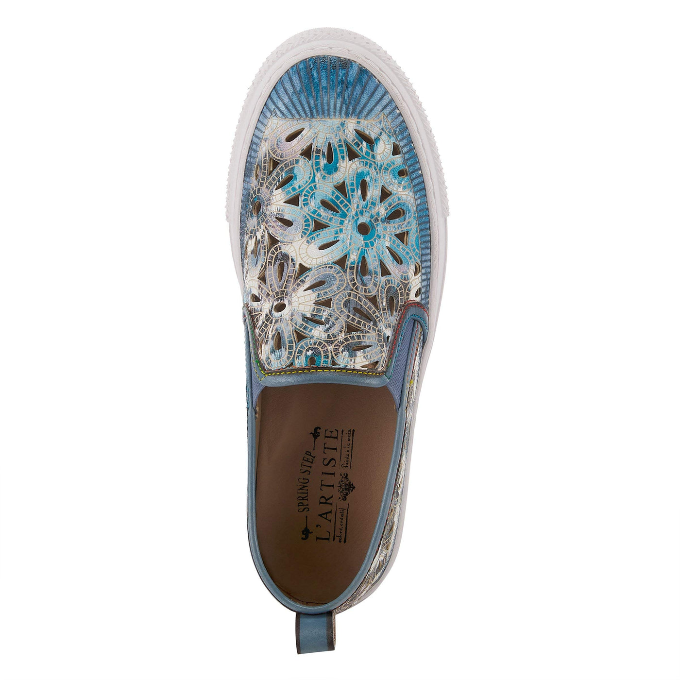 Spring Step L'Artiste Women's Denofeden Sneaker Blue Multi EU 36 / US 5.5-6