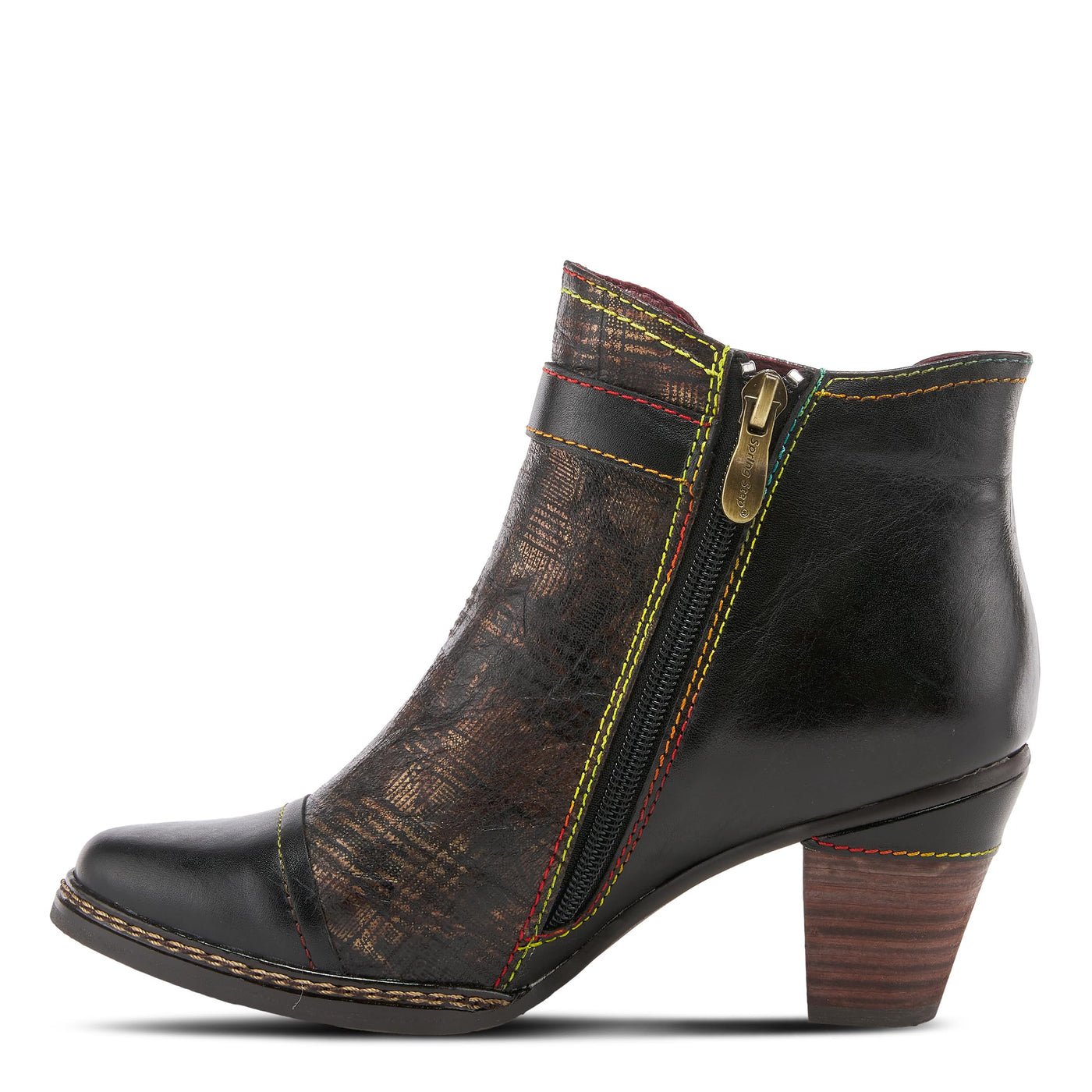 L'Artiste by Spring Step Captivate Black Multi EU 37 (US Women's 6.5-7) M