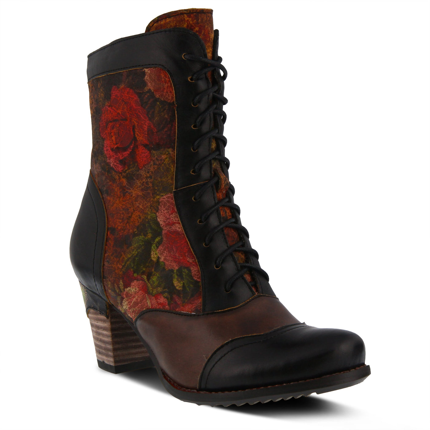 L'Artiste by Spring Step CHARMING BLACK MULTI Shoe US 5.5-6