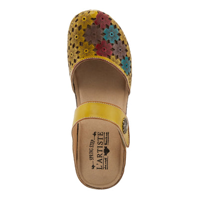 Spring Step L'Artiste Women's Spikey Sandals Yellow Multi EU 42 / US 10.5-11