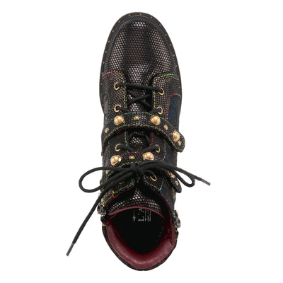 Spring Step L'Artiste Women's Chrissy Bootie Brown Multi EU 37 / US 6.5-7