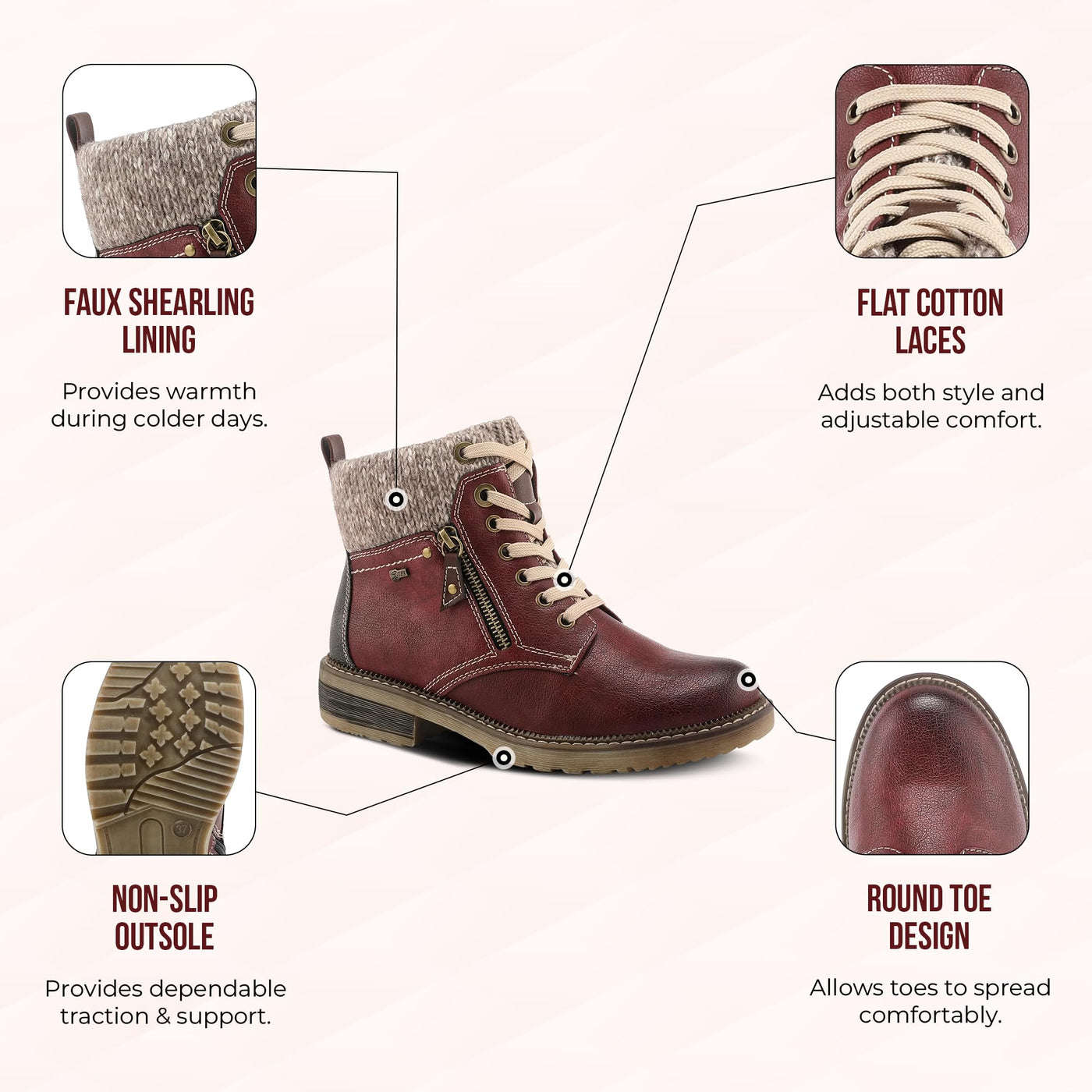 Spring Step KHAZERA Boots Black 43 Euro (Women US