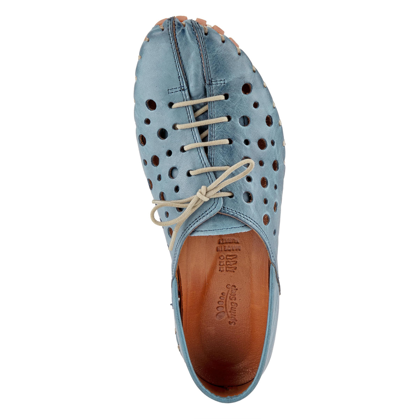 Spring Step Women's Moonwalk Slip-On Shoe Blue EU 38 / US 7.5-8