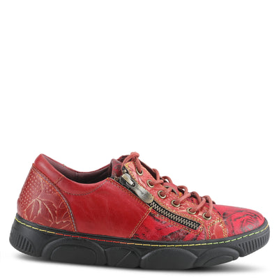 Spring Step L`Artiste Danli-Bloom Sneakers for Women - Sneaker Shoes for Women with Adjustable Metal Zipper - Womens Sneaker Shoe for Outdoor - Red Multi EU 42 / US 10.5-11