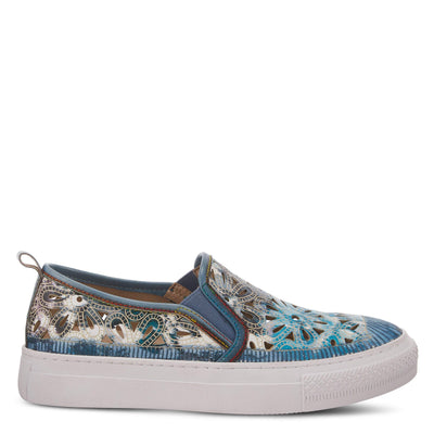 Spring Step L'Artiste Women's Denofeden Sneaker Blue Multi EU 36 / US 5.5-6