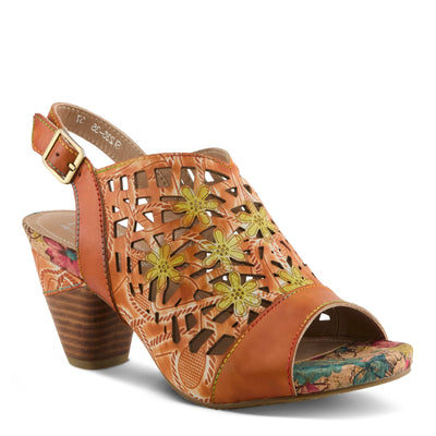 L'Artiste by Spring Step Women's Eclipsing Pump, Orange Multi, 8.5