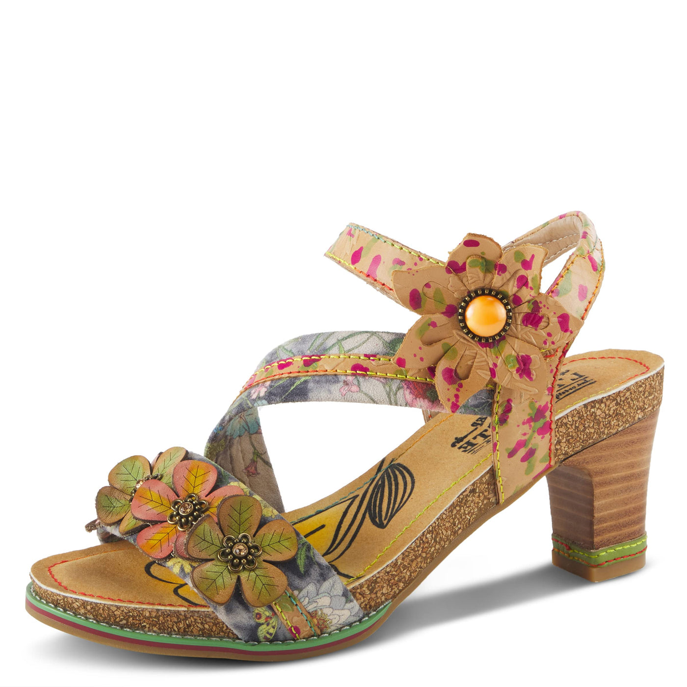 L'Artiste by Spring Step Chagell Tan Multi EU 40 (US Women's 9) M