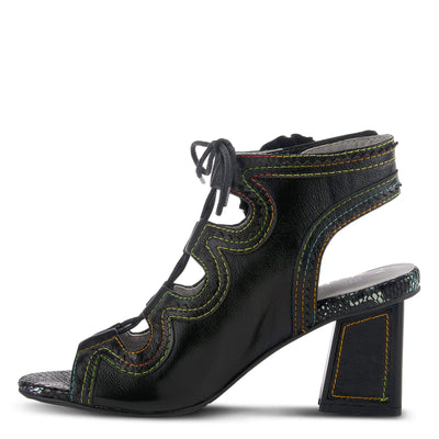 Spring Step L'Artiste Women's Supercute Ghillie Sandal Black EU 36 / US 5.5-6