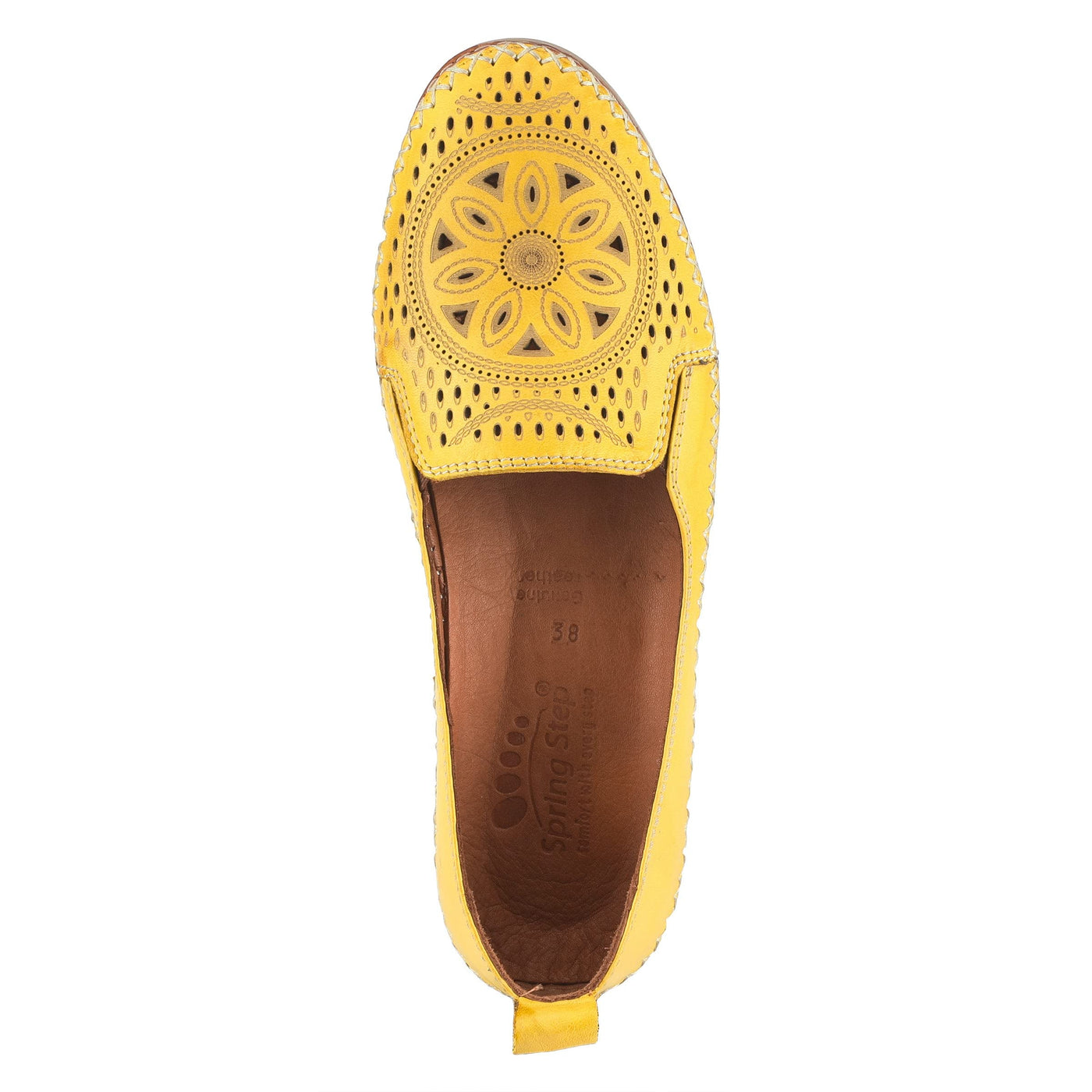 Spring Step Women's Ingrid Slip-On Shoe Yellow EU 39 / US 8.5
