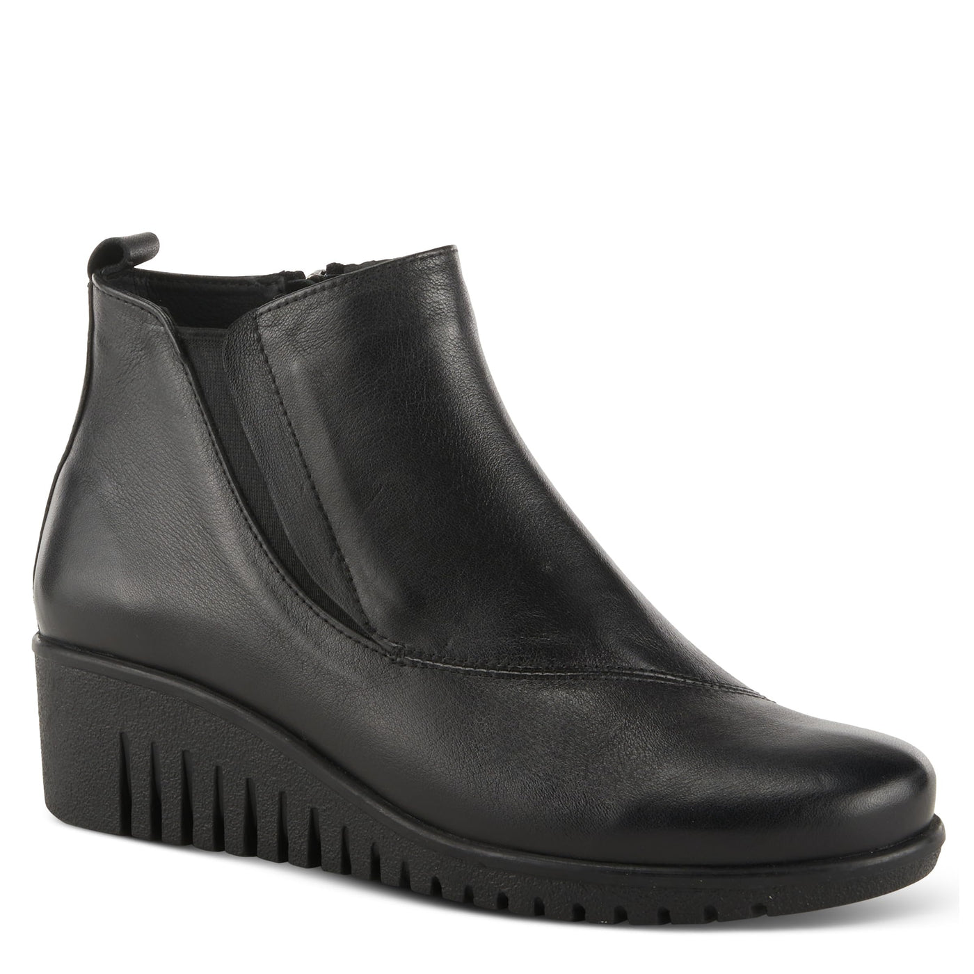 Spring Step Women's Aaronela Leather Bootie Black EU 41 / US 9.5-10