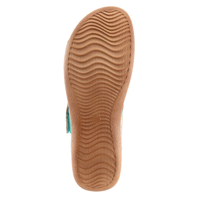 Spring Step L'Artiste Women's Udaya Slide Sandal Mint Green Multi EU 35 / US 5