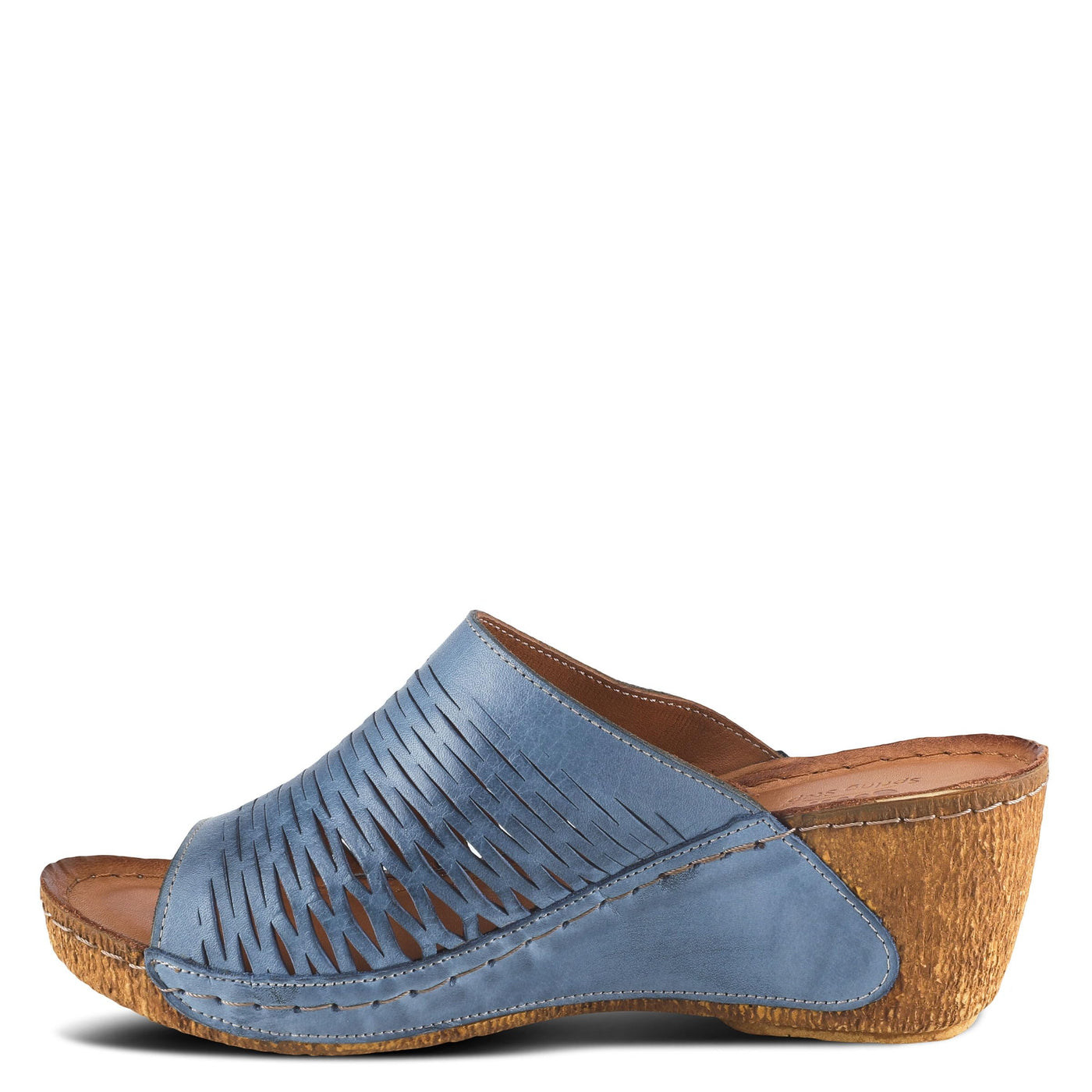 Spring Step Women's CUNACENA Slipper, Blue, 6.5-7