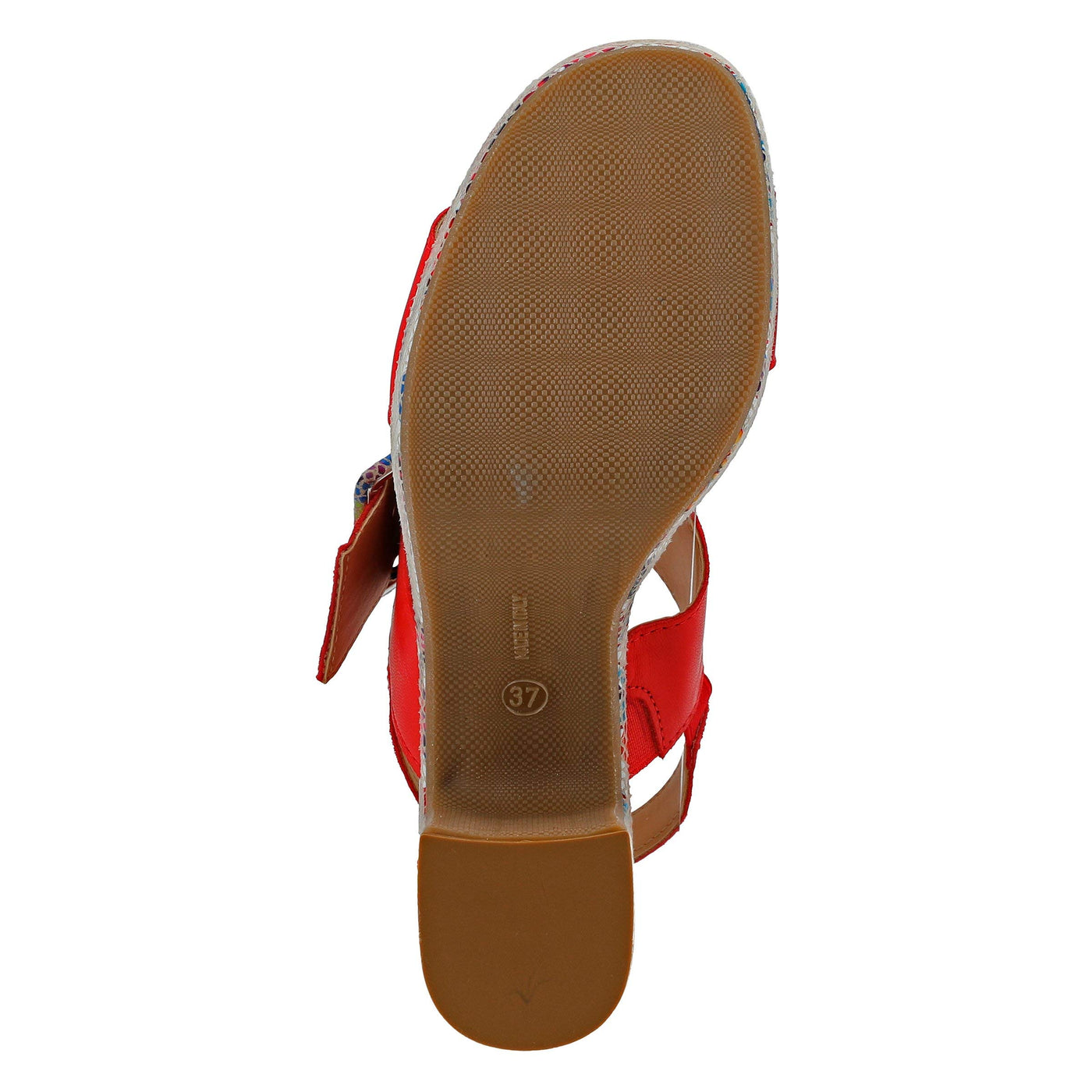 Spring Step Women's Azucar Ankle Strap Red Multi EU 40 / US 9