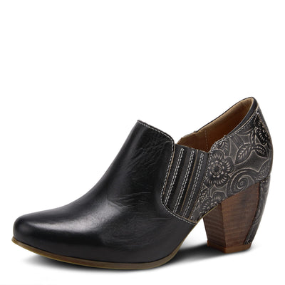 L�Artiste by Spring Step Women's Leatha Ankle Boot, Black, 9.5-10
