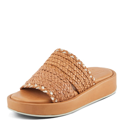 Spring Step FINNEGAN Women's Braided Platform Sandals with Boho Flair