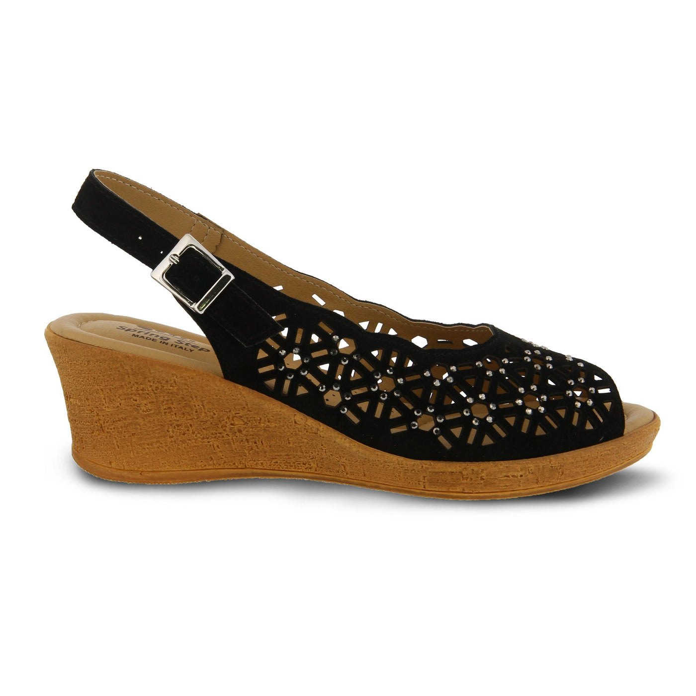 Spring Step Saibara Black 41 (US Women's 9.5-10) M