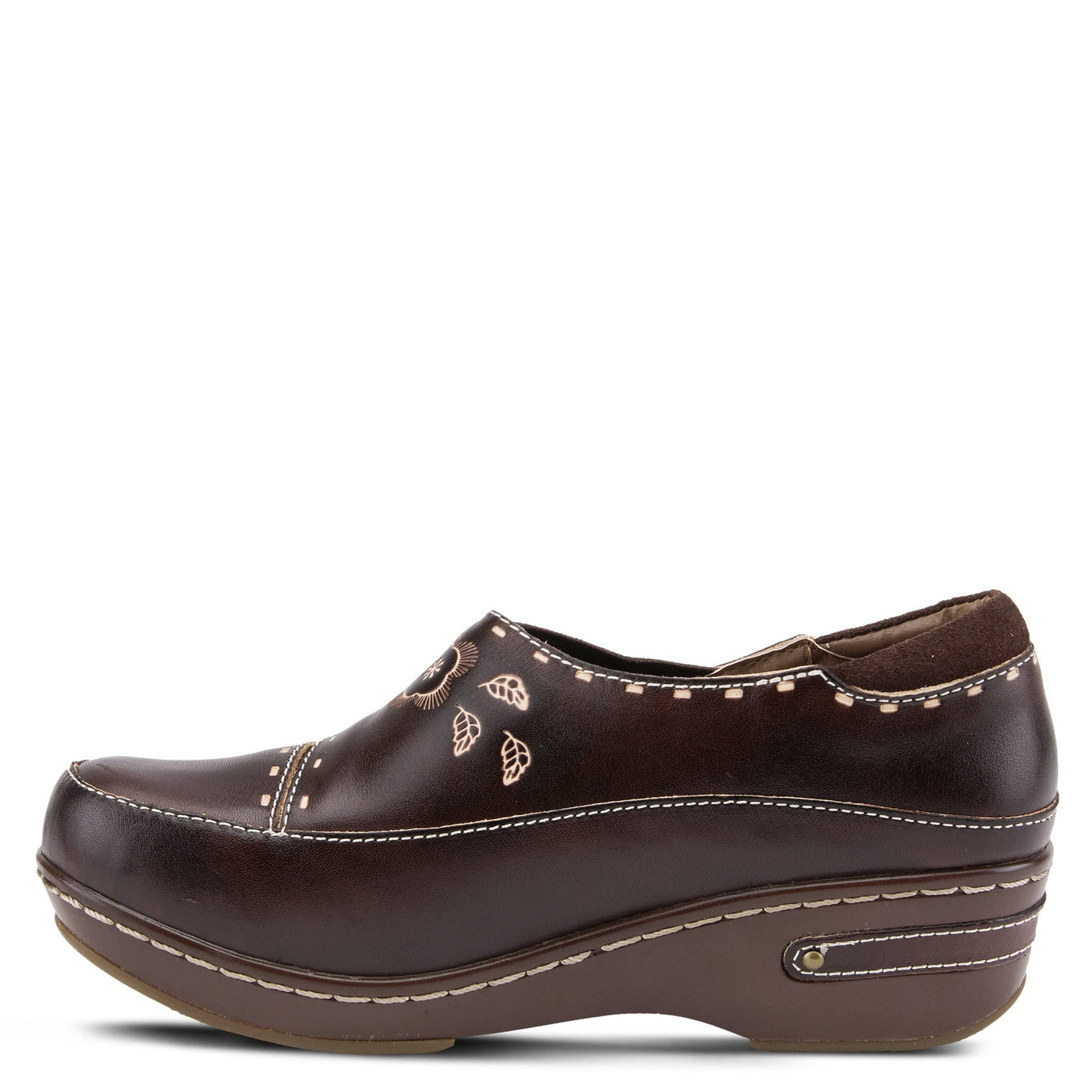 L'artiste by Spring Step Women's Burbank Mule, Brown, 40 EU/9 M US