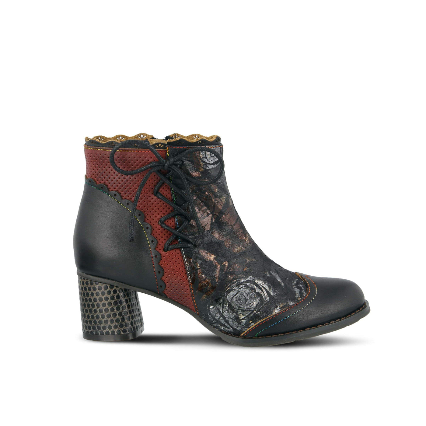 L'ARTISTE by Spring Step LIZEIT Black Multi Shoe US 5