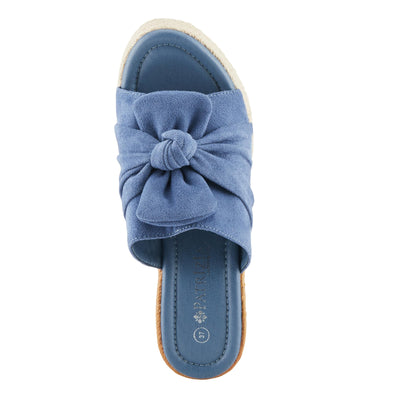 PATRIZIA Women's BELLALUCE Slide Wedge Sandals Blue EU 41 / US 9.5-10