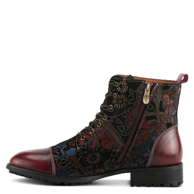 Spring Step L'Artiste Men's Elton Leather Bootie Cabernet Multi EU 40 / US 7-7.5