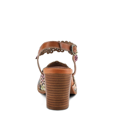 L'Artiste by Spring Step Floradacious Camel Multi Leather EU 41 (US Women's 9.5-10) M