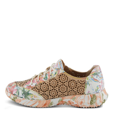 L'Artiste by Spring Step Women's Jazzie Sneaker, Beige Multi, 5.5-6