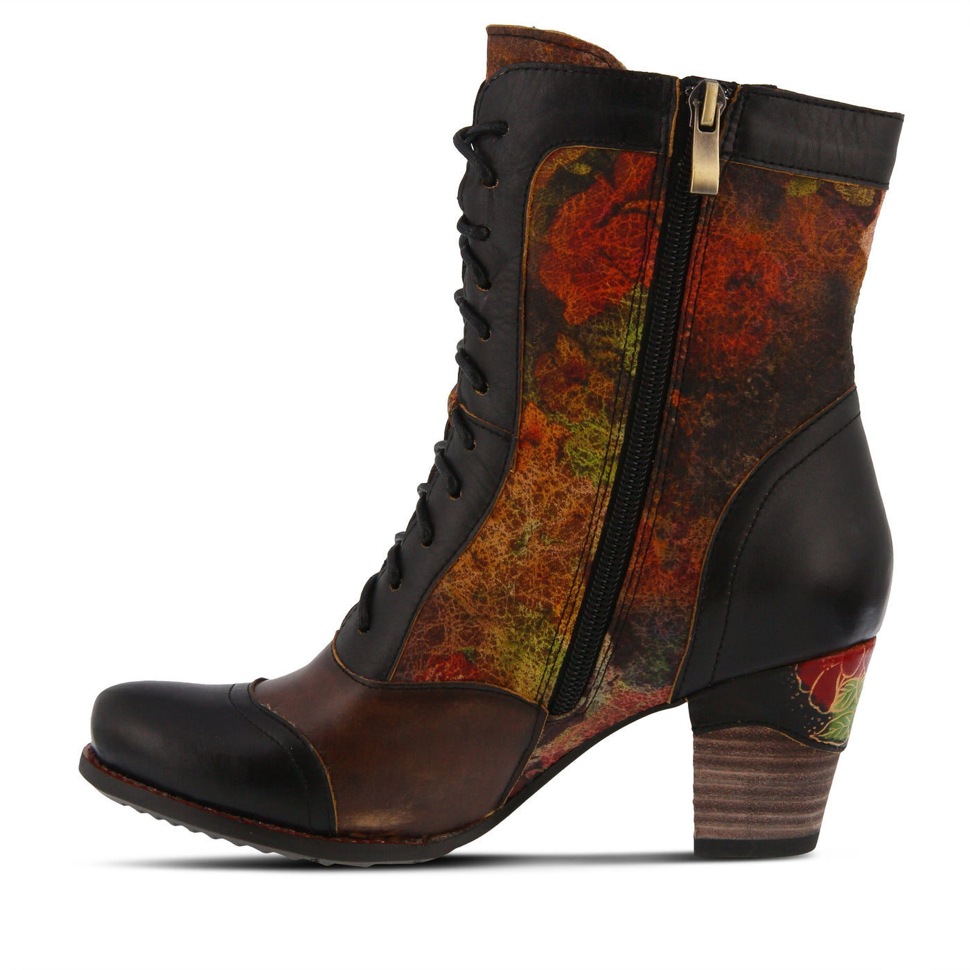 L'Artiste by Spring Step CHARMING BLACK MULTI Shoe US 5.5-6