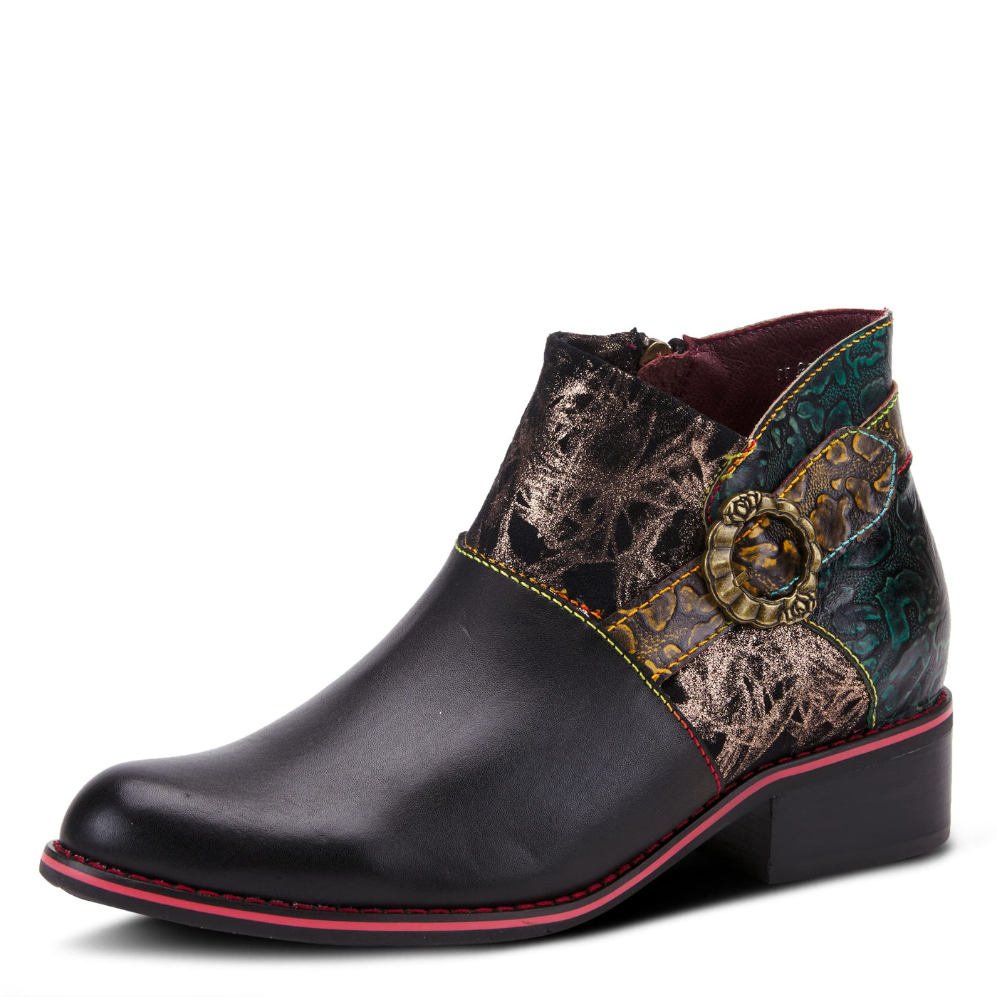 L’Artiste by Spring Step Women's TIATIA Ankle Boot, Black, 7.5-8