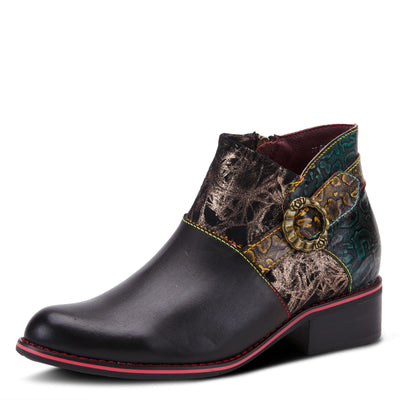 L’Artiste by Spring Step Women's TIATIA Ankle Boot, Black, 9.5-10