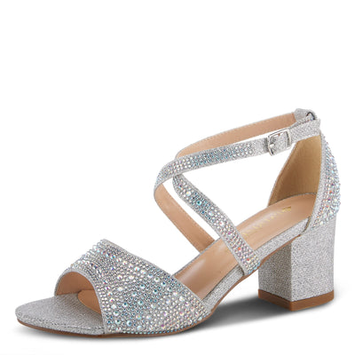 PATRIZIA Women's Delamore Open-Toe Sandal Silver EU 36 / US 5.5-6