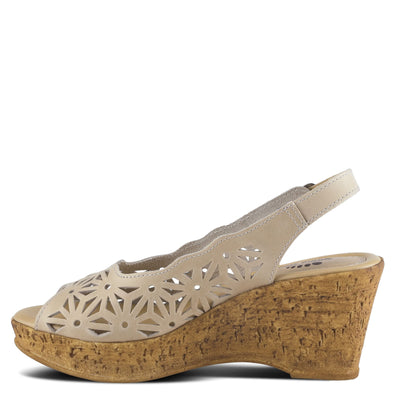 Spring Step Women's Abigail Slingback Sandal Beige EU 39 / US 8.5