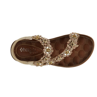 PATRIZIA Women's Janetta Ankle Strap Sandal Beige EU 38 / US 7.5-8