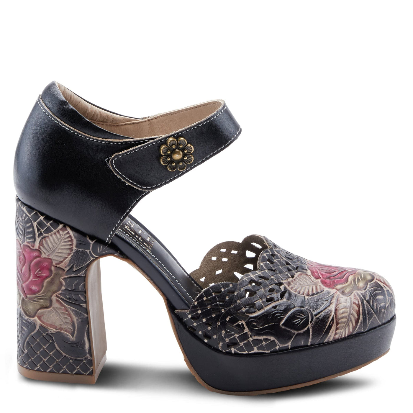 Spring Step L'Artiste Women's Debbihary Pumps Black Multi EU 41 / US 9.5-10