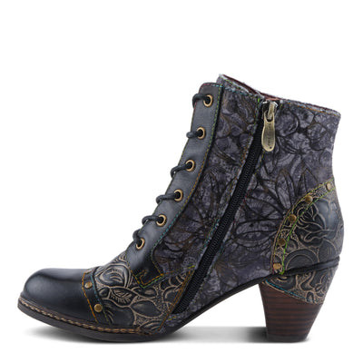 L'Artiste by Spring Step Women's Avyanna Casual Booties, Black Multi, 7