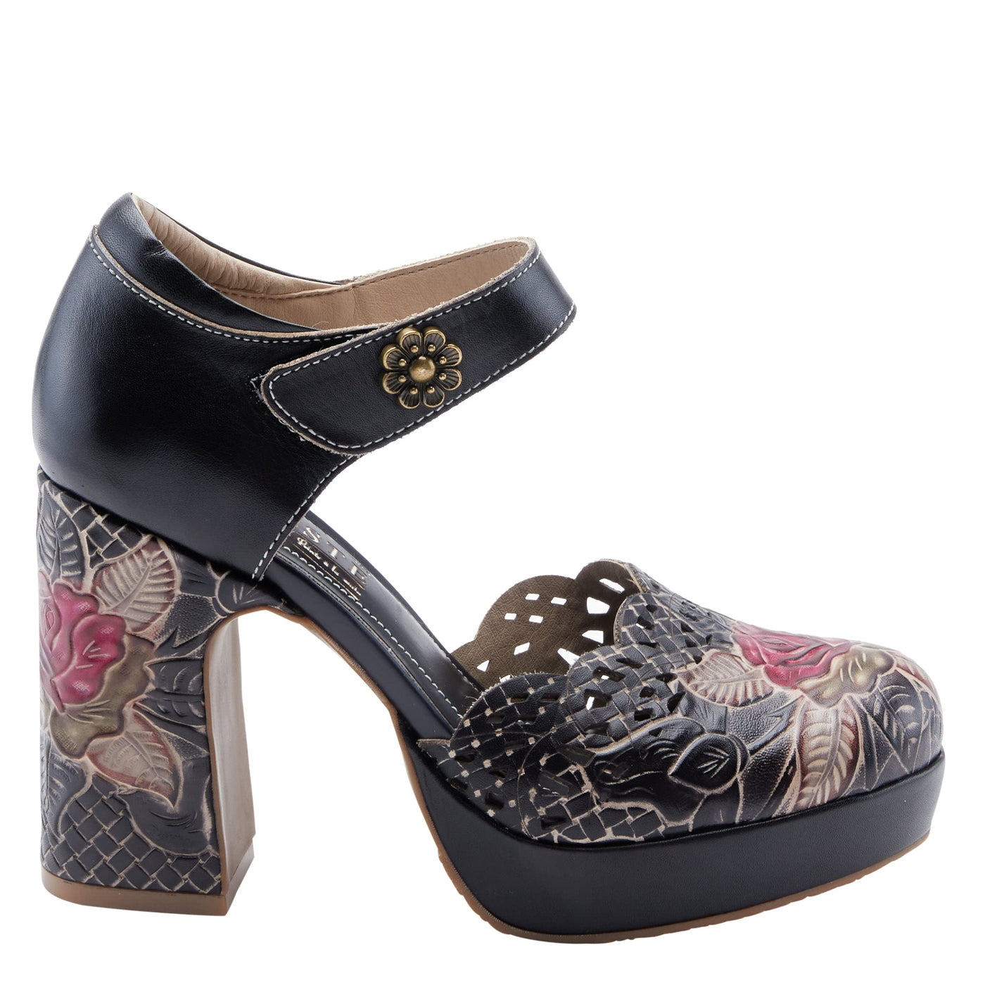 Spring Step L'Artiste Women's Debbihary Pumps Navy Multi EU 39 / US 8.5