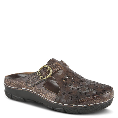 Spring Step L'Artiste Women's Popcorn Slide Sandal Brown EU 41 / US 9.5-10