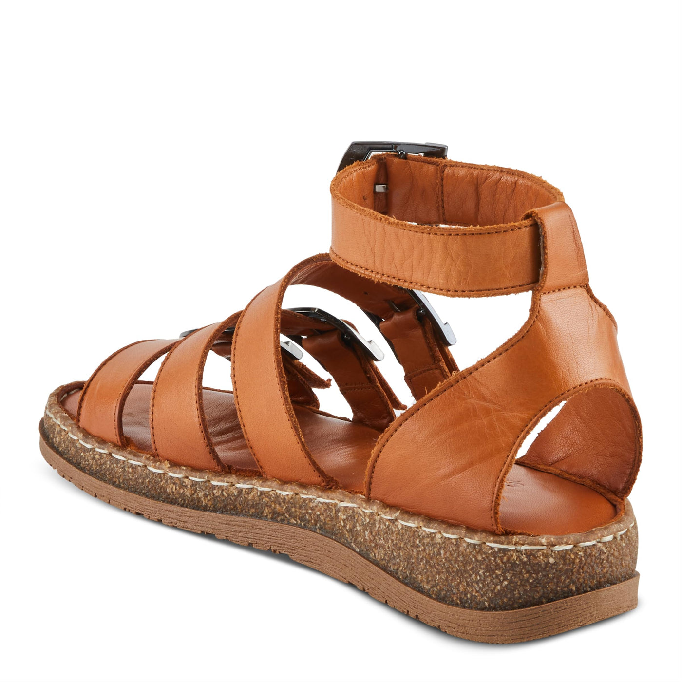 Spring Step Women's Alexcia Sandal, Camel, 9