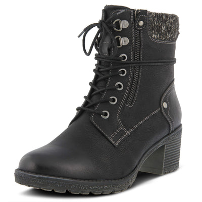 Spring Step Women's HELLEWN Combat Boot, Black, 42 M EU Medium EU (US 10.5 11 US)