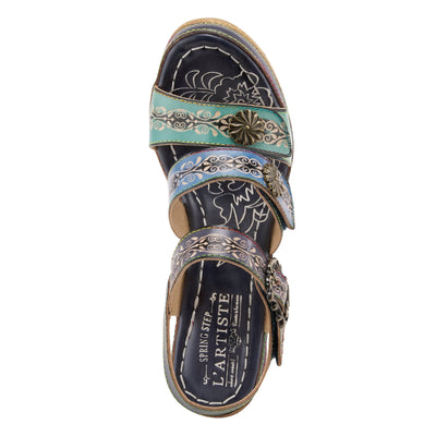 L'Artiste Women's Confident Blue Multi 10 B(M) US