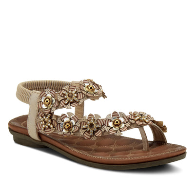 PATRIZIA Women's Janetta Ankle Strap Sandal Beige EU 38 / US 7.5-8