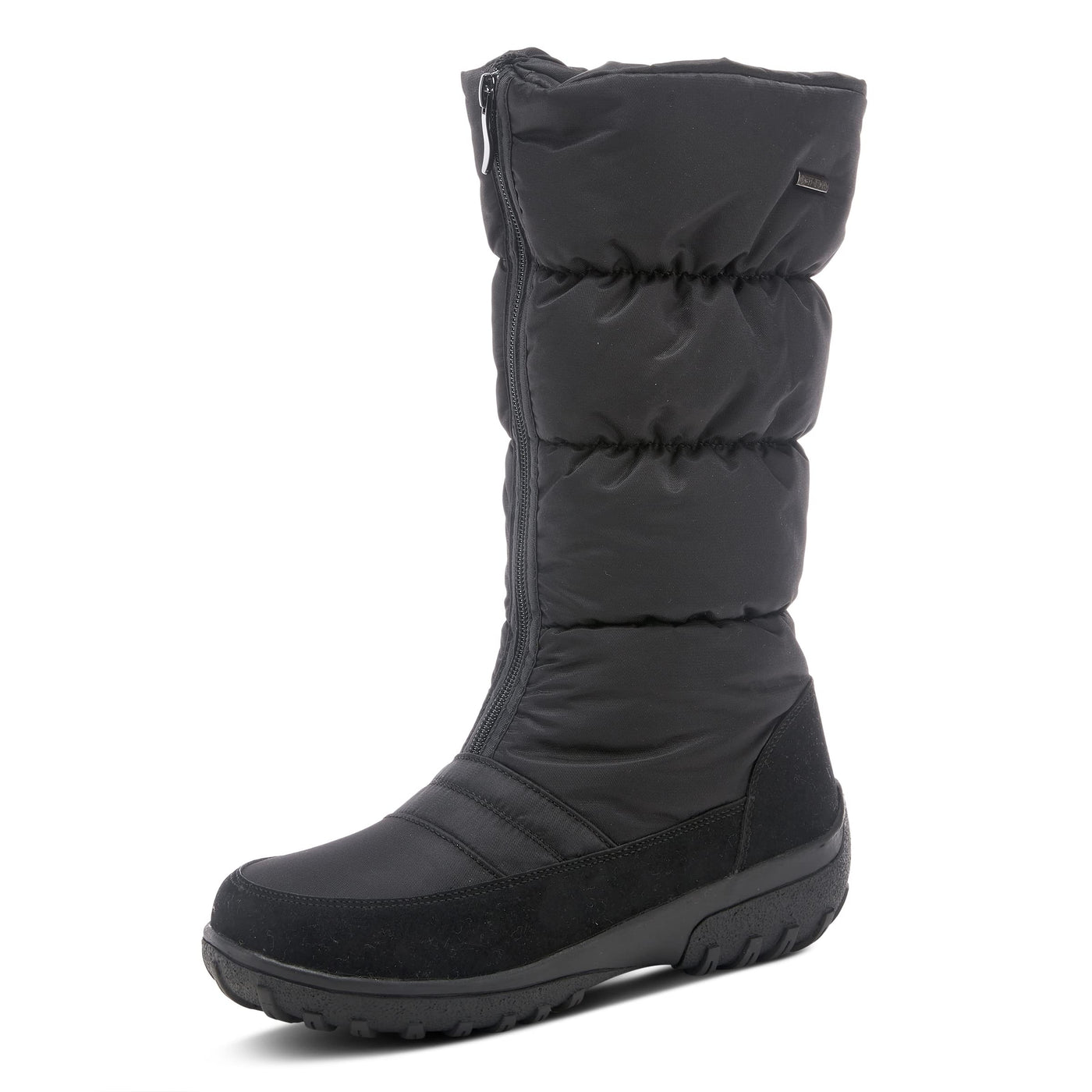 Flexus Spring Step Asheville Tall Winter Boots for Women - Waterproof Anti-Slip Women's Boot - Ladies Snow Boots with Zipper - Black EU 36 / US 5.5-6