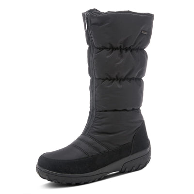 Flexus Spring Step Asheville Tall Winter Boots for Women - Waterproof Anti-Slip Women's Boot - Ladies Snow Boots with Zipper - Black EU 36 / US 5.5-6