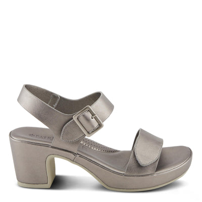 PATRIZIA Women's SANDLIN Slingback Heeled Sandals Pewter EU 42 / US 10.5-11