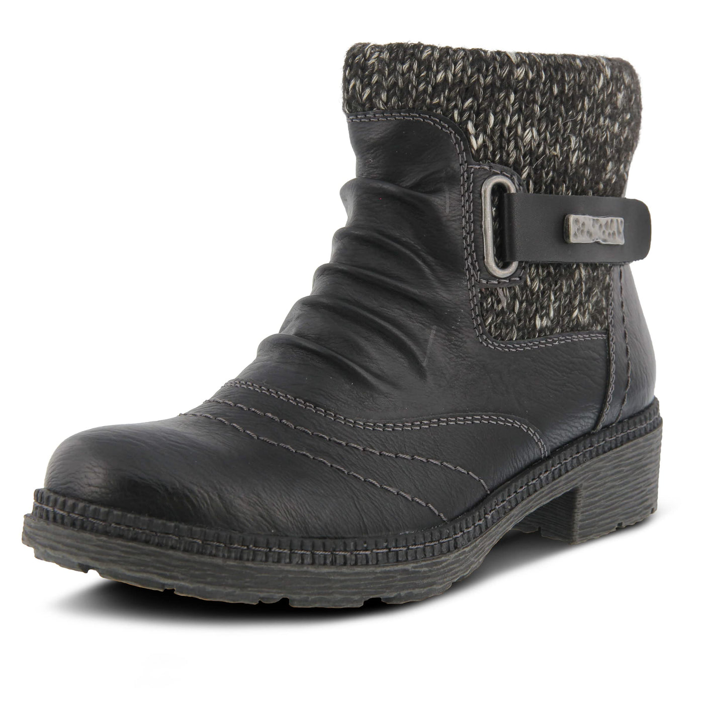 Spring Step Relife Citrine Boots for Women - Waterproof Ladies Shoes with Round Toe - Zipper Closure Ankle Boots for Womens