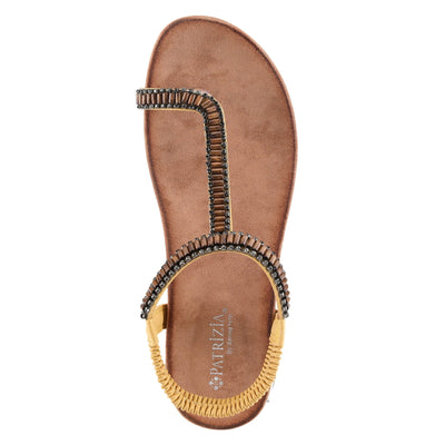 PATRIZIA Women's Kummi Thong Sandal Mustard EU 41 / US 9.5-10